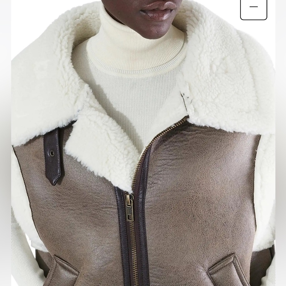 Apparis Luca Shearling Vest - Picture 3 of 3